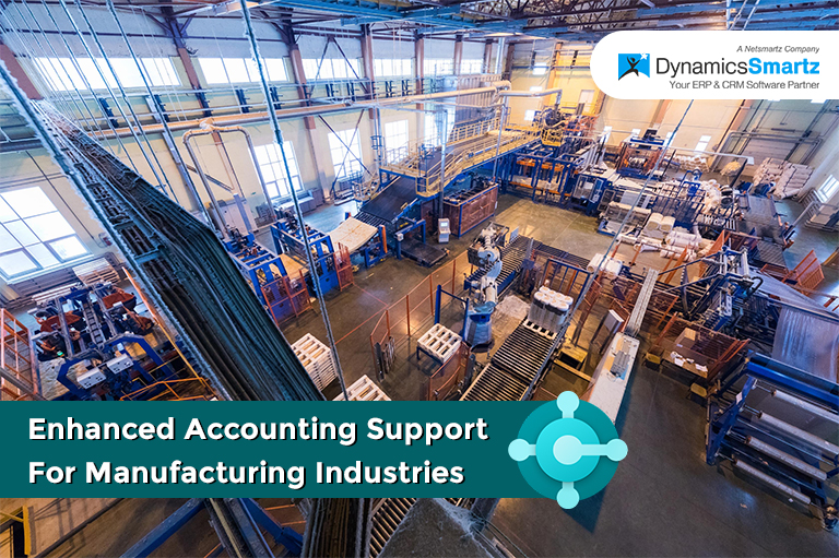 Accounting support for Manufacturing Industry