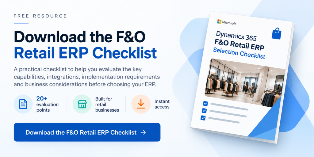Retail erp slection checklist in UAE