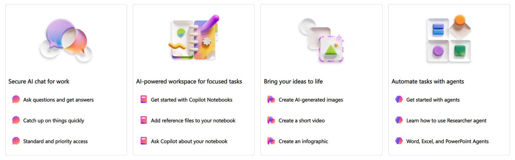 Microsoft 365 Copilot Apps with feature